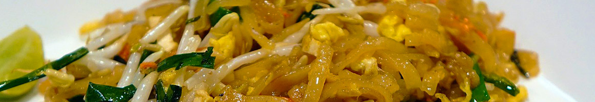 Eating Thai at Toomie's Thai By Thai Golden Rice restaurant in Alameda, CA.